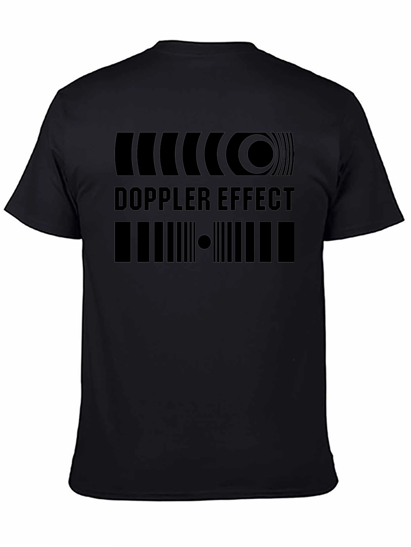 Doppler Effect Graphic Black T-Shirt