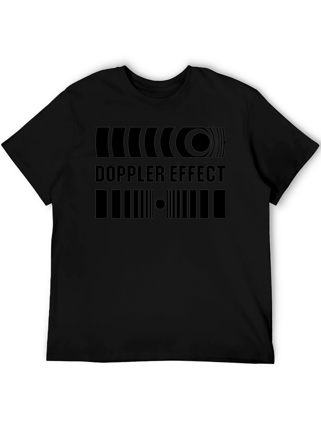 Doppler Effect Graphic Black T-Shirt