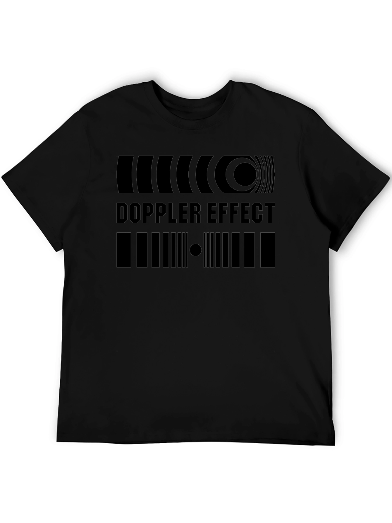 Doppler Effect Graphic Black T-Shirt