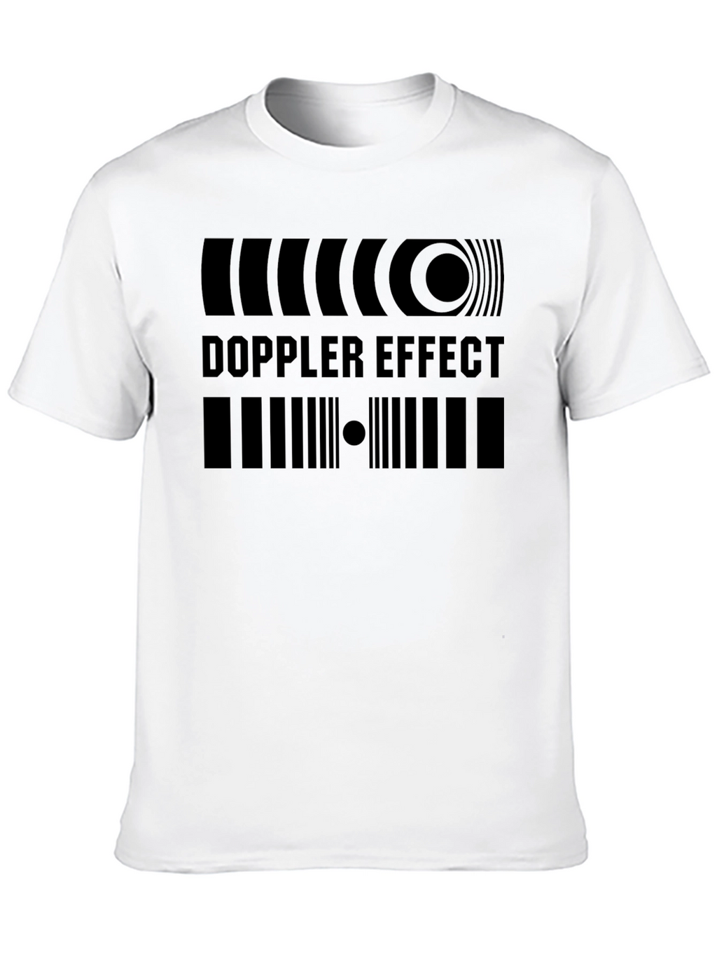 Doppler Effect Graphic Black T-Shirt