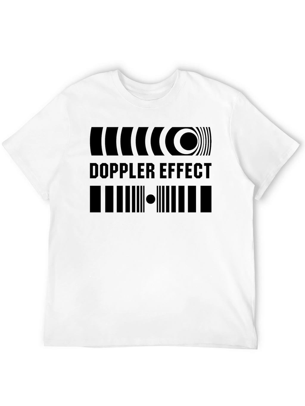 Doppler Effect Graphic Black T-Shirt