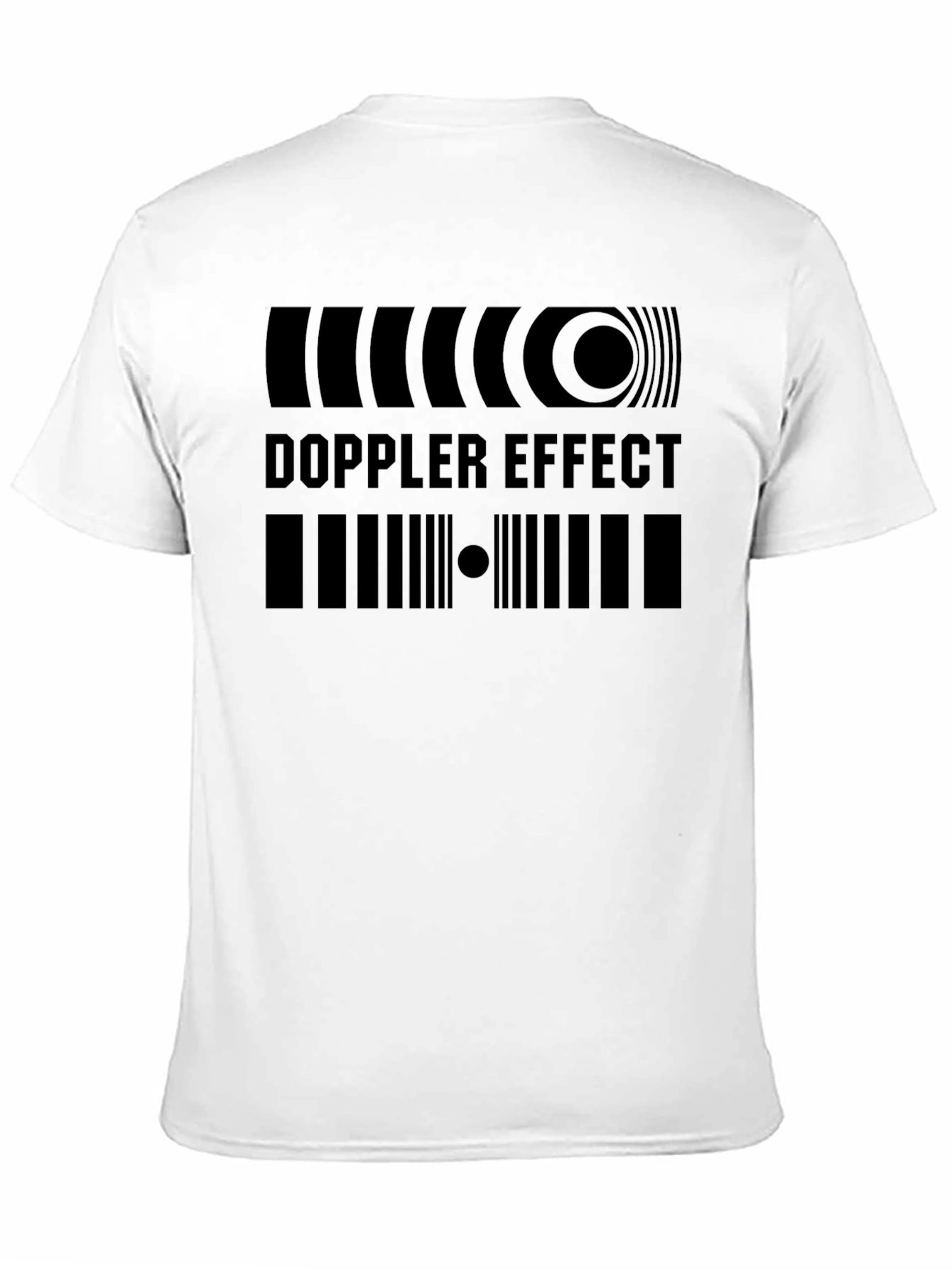 Doppler Effect Graphic Black T-Shirt