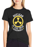 Nuclear is True Renewable Black T-Shirt