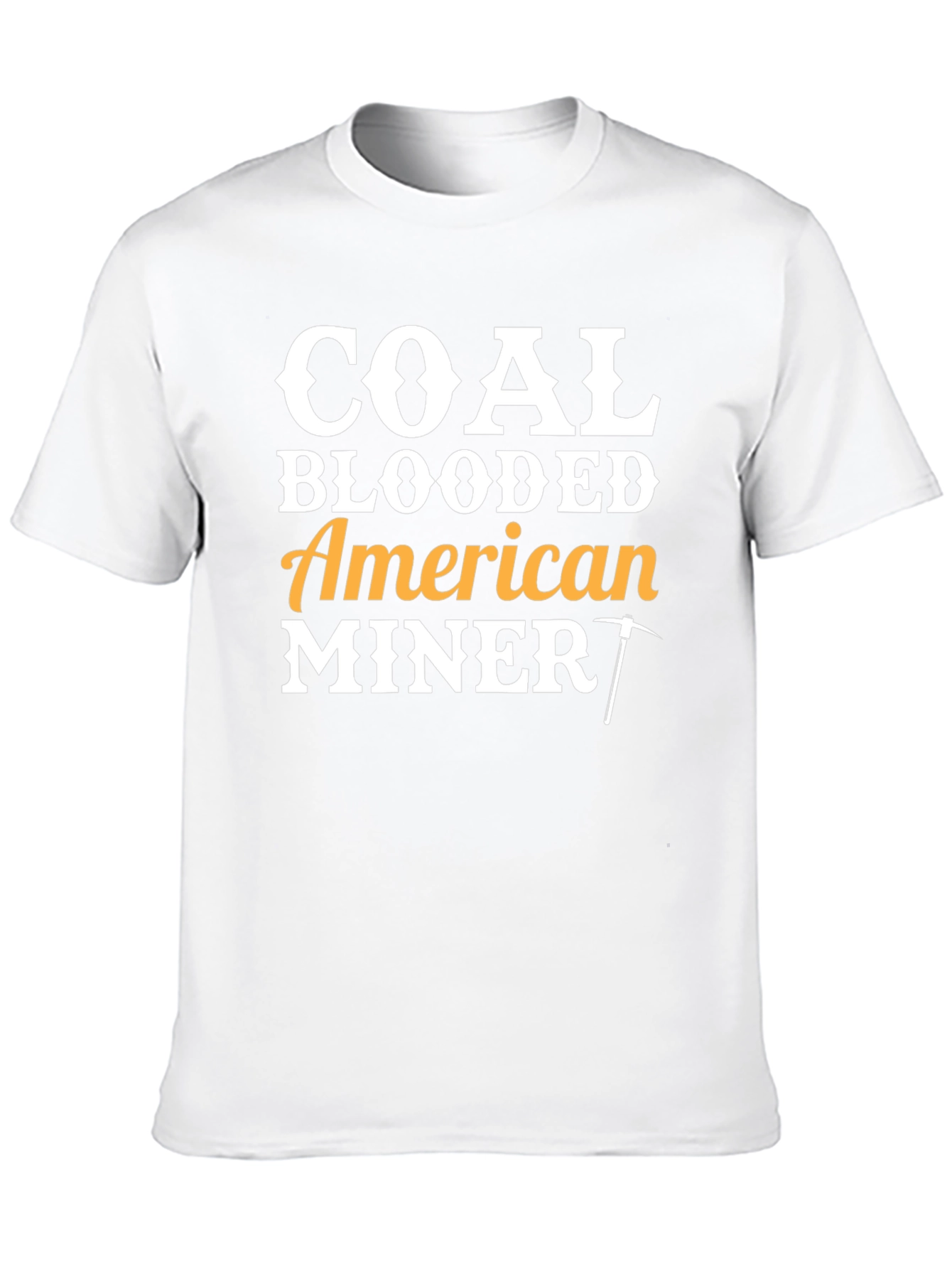 Coal Blooded American Miner Graphic T-Shirt
