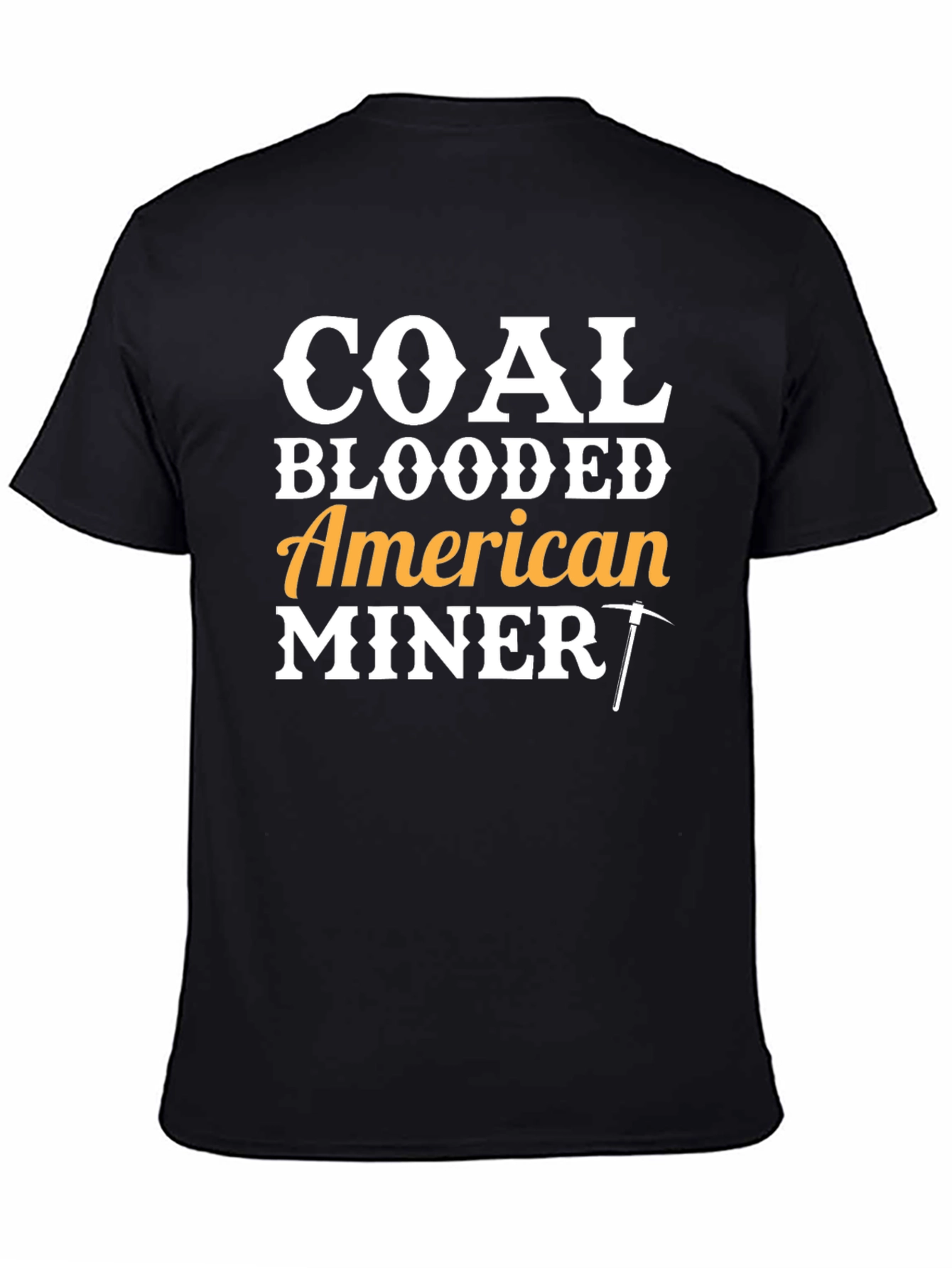 Coal Blooded American Miner Graphic T-Shirt