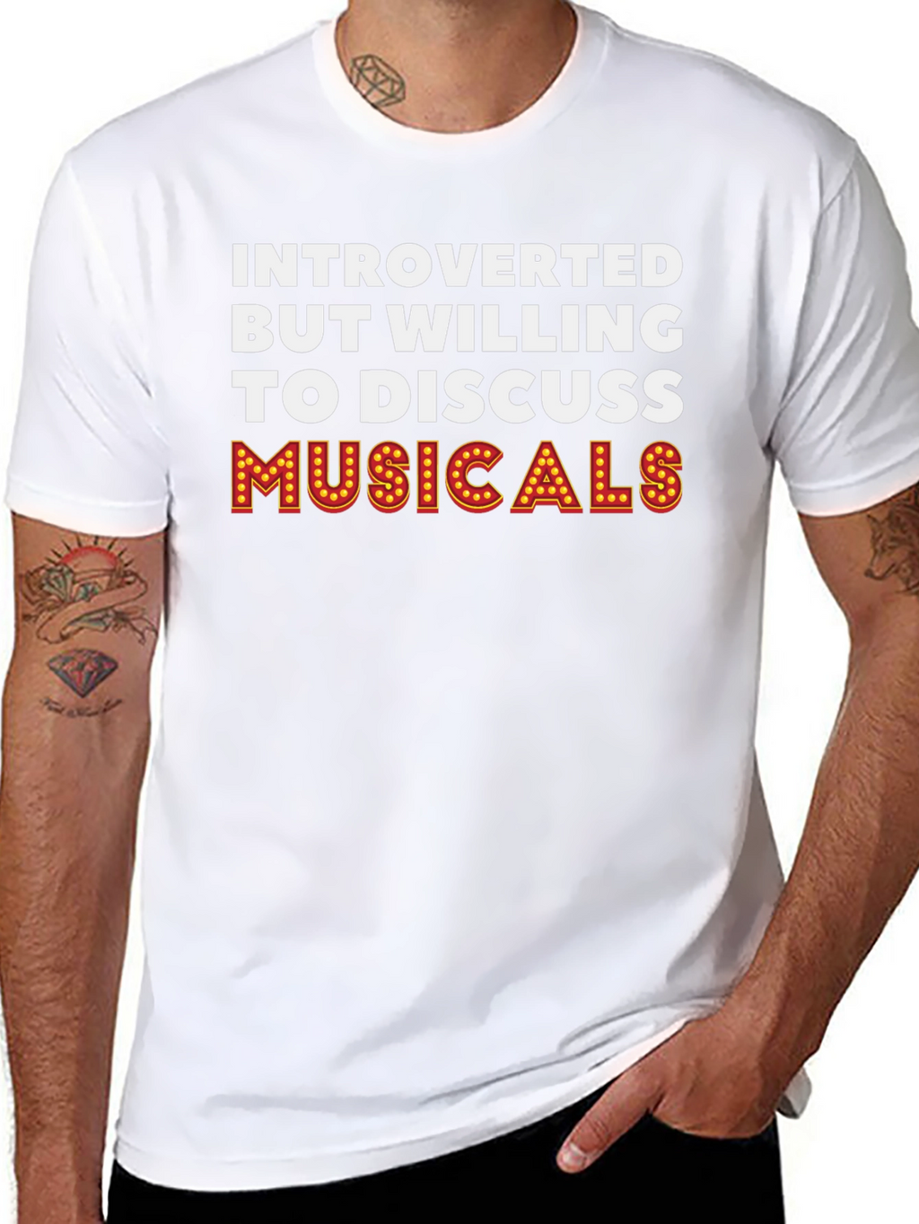 Introverted Musical Theater Fan T-Shirt