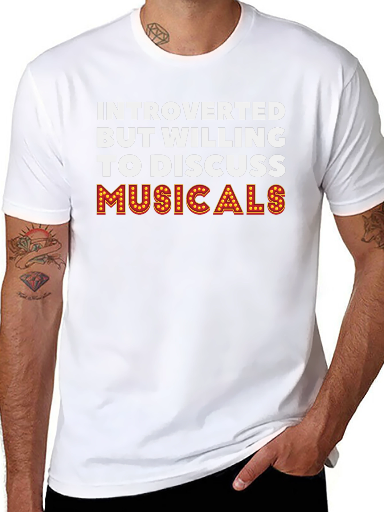 Introverted Musical Theater Fan T-Shirt
