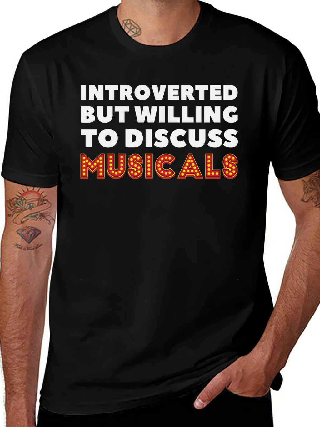 Introverted Musical Theater Fan T-Shirt