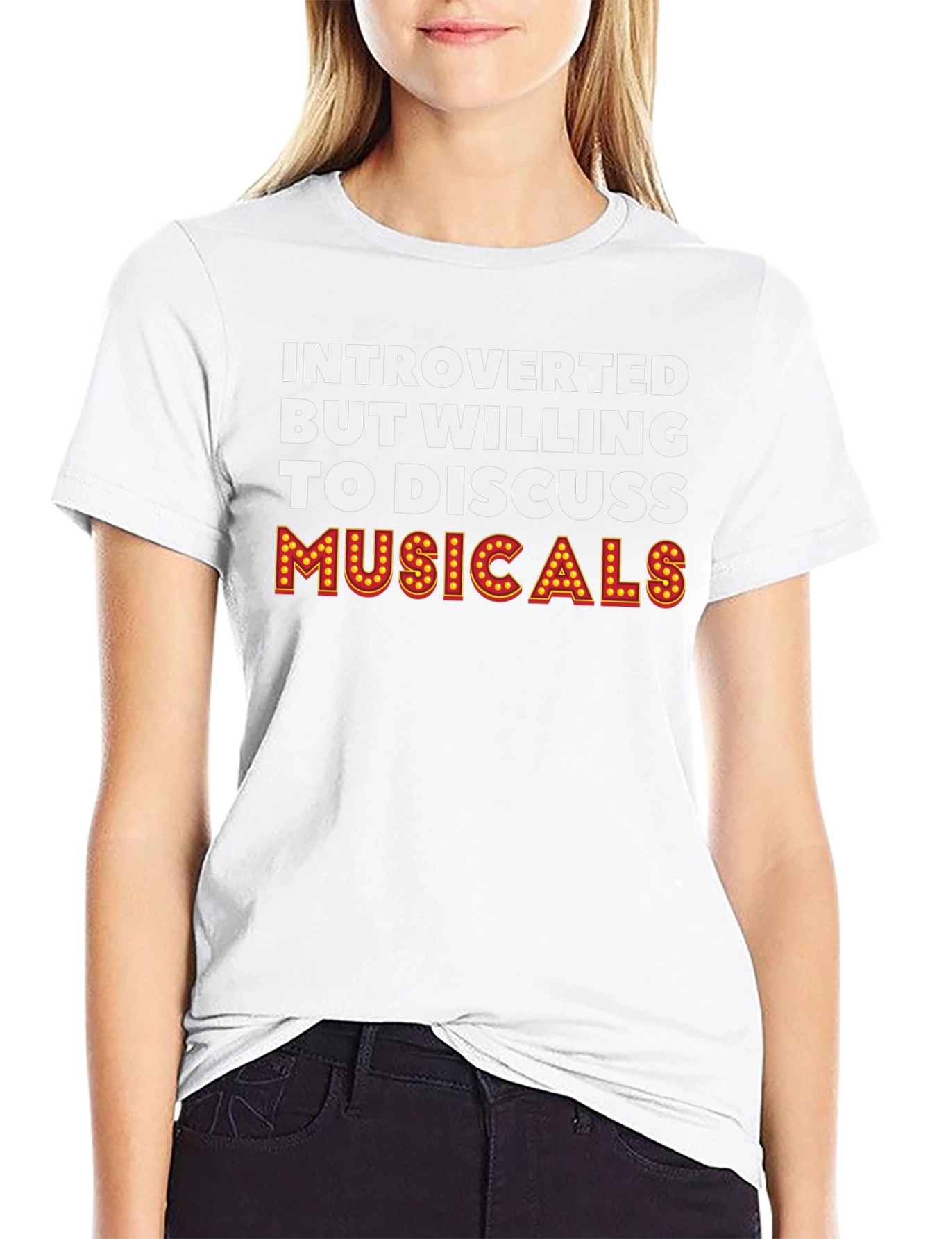 Introverted Musical Theater Fan T-Shirt
