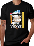 Alphabet Teacher Graphic T-Shirt