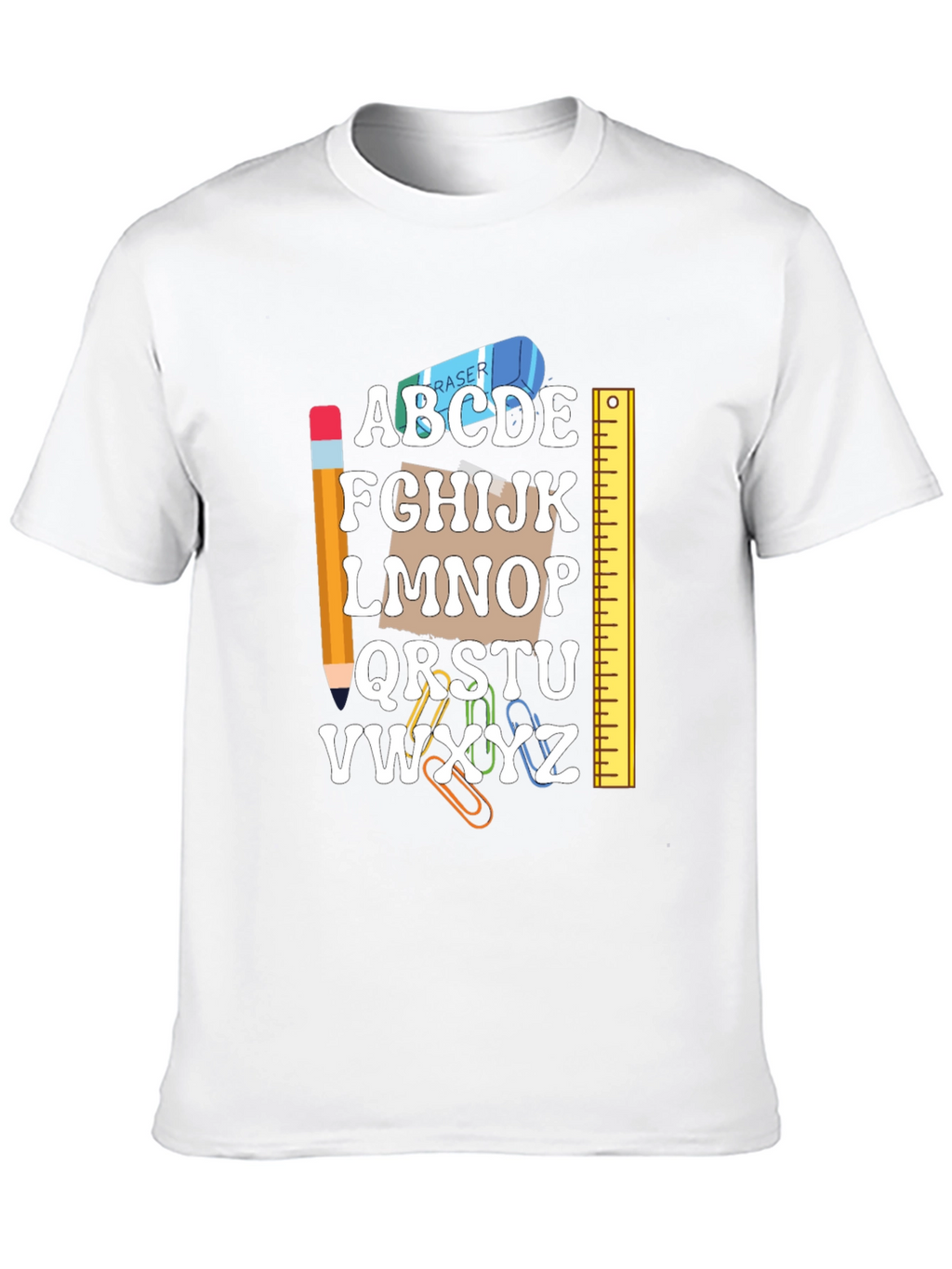 Alphabet Teacher Graphic T-Shirt