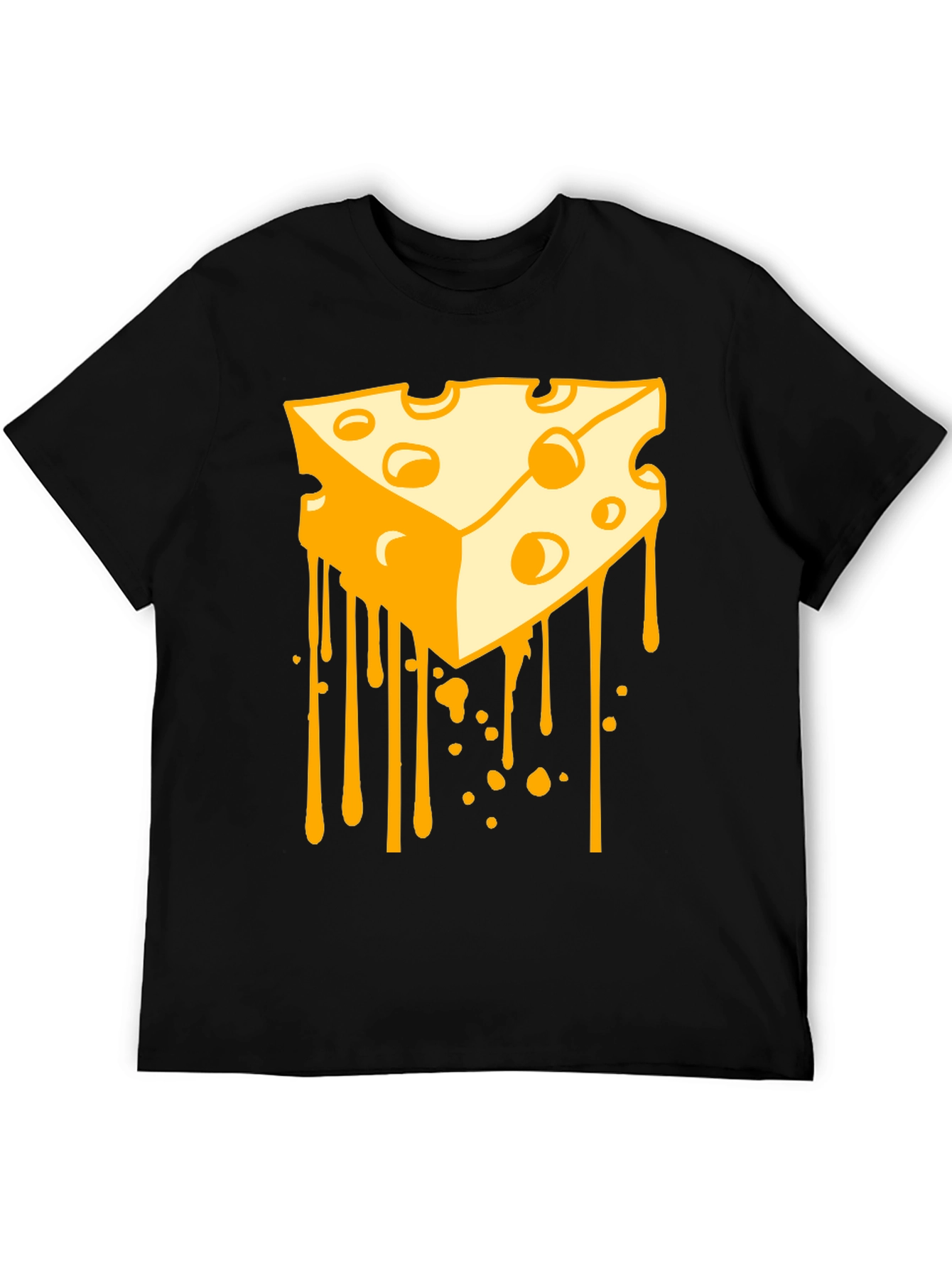 Cheese Drip Graphic Tee - Novelty Food T-Shirt