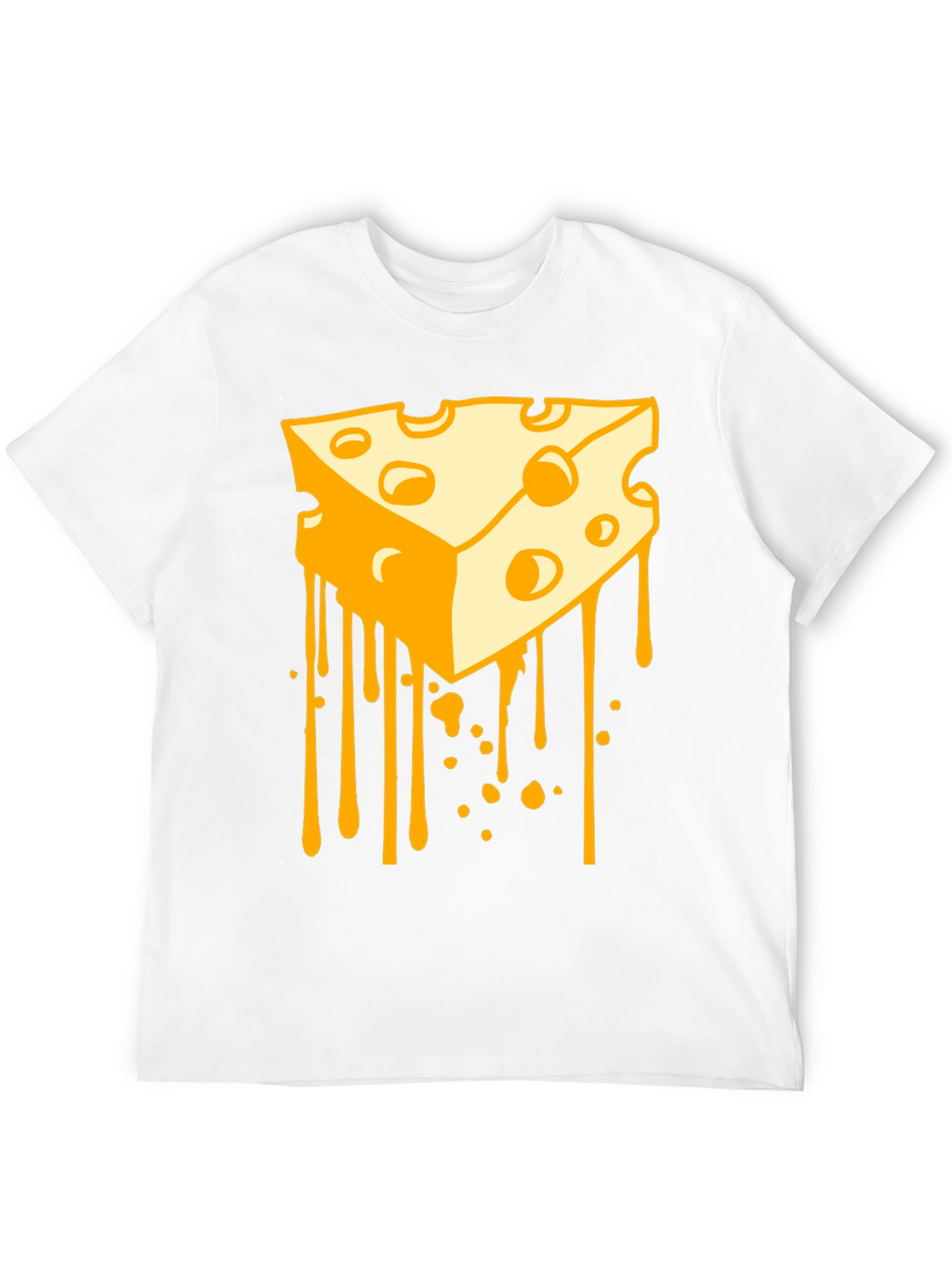 Cheese Drip Graphic Tee - Novelty Food T-Shirt