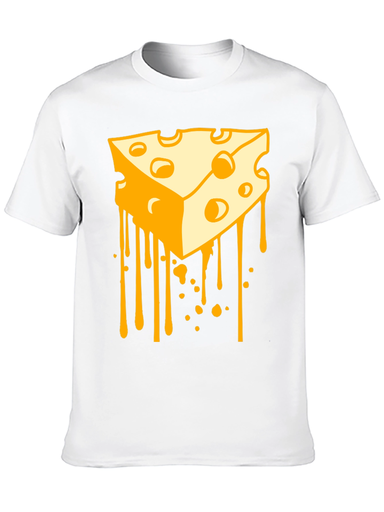 Cheese Drip Graphic Tee - Novelty Food T-Shirt