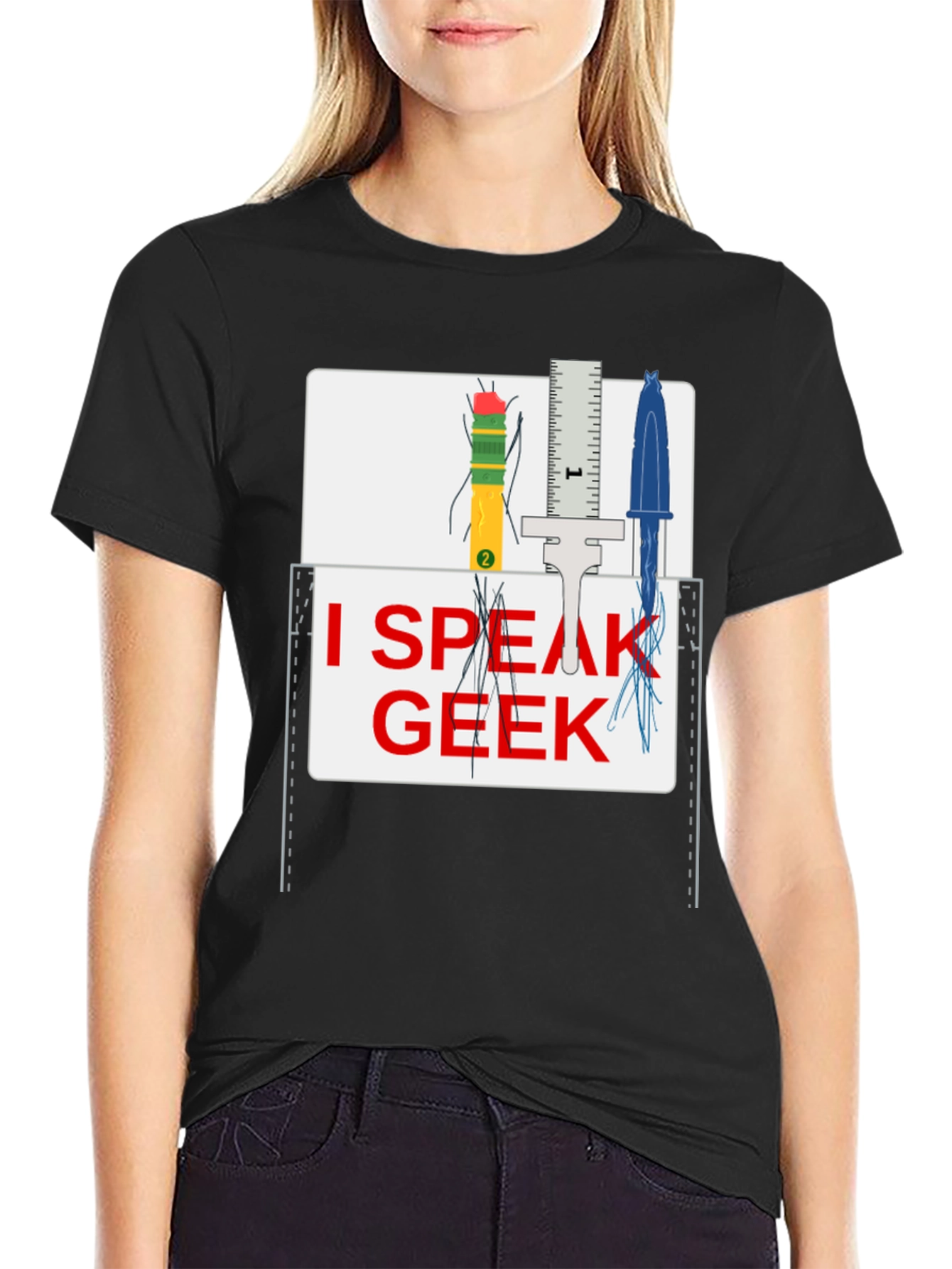 I Speak Geek T-Shirt - Novelty Graphic Tee
