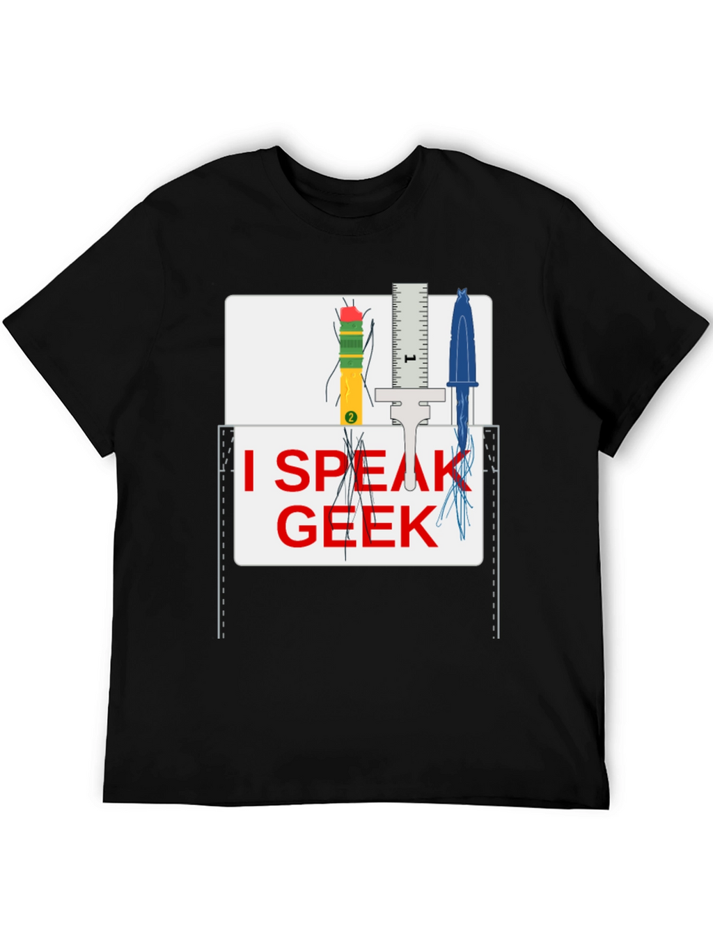 I Speak Geek T-Shirt - Novelty Graphic Tee
