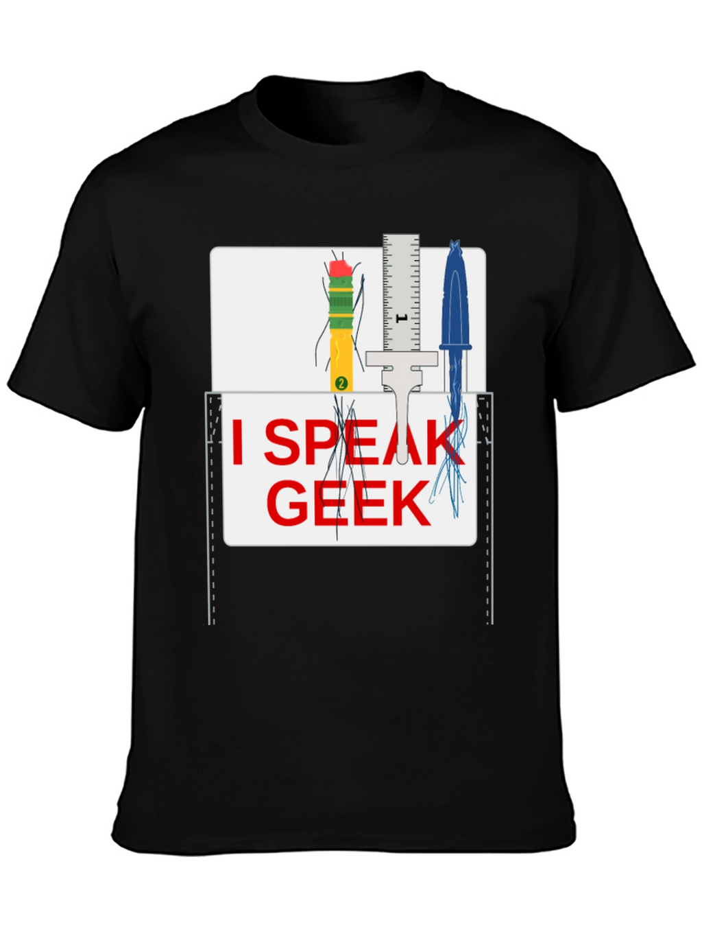 I Speak Geek T-Shirt - Novelty Graphic Tee