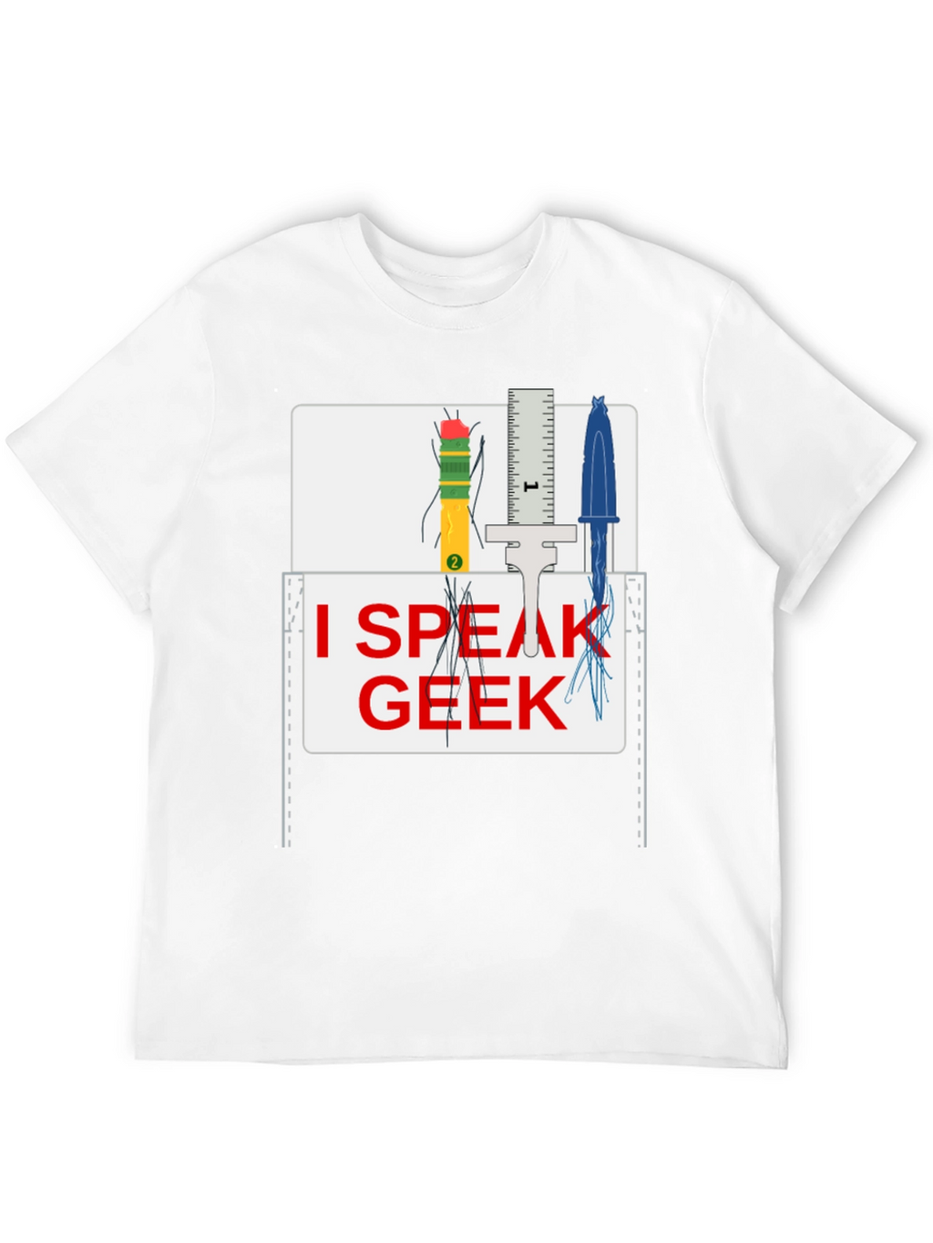 I Speak Geek T-Shirt - Novelty Graphic Tee