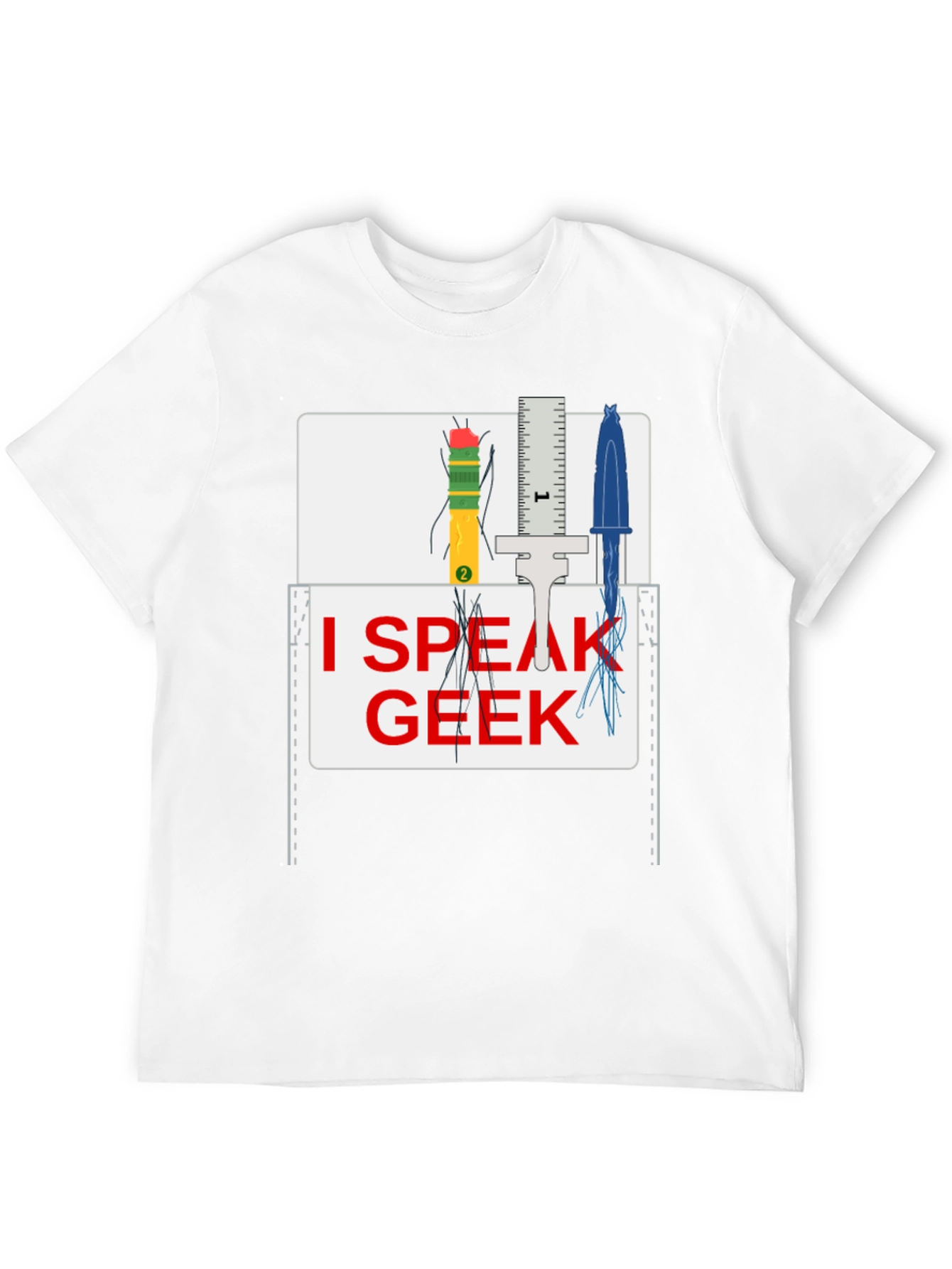 I Speak Geek T-Shirt - Novelty Graphic Tee
