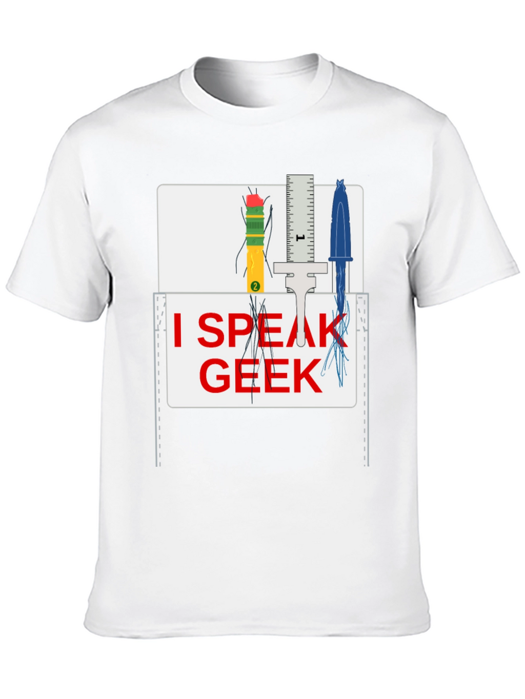 I Speak Geek T-Shirt - Novelty Graphic Tee