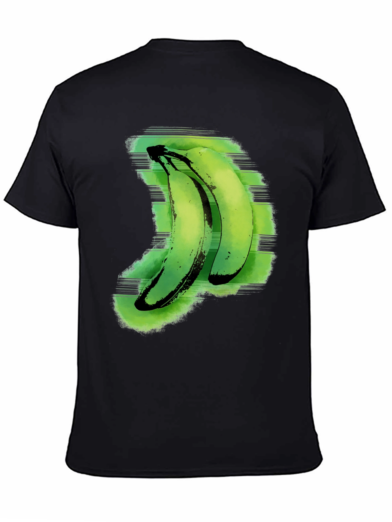 Green Banana Graphic Tee - Unique Fruit Design