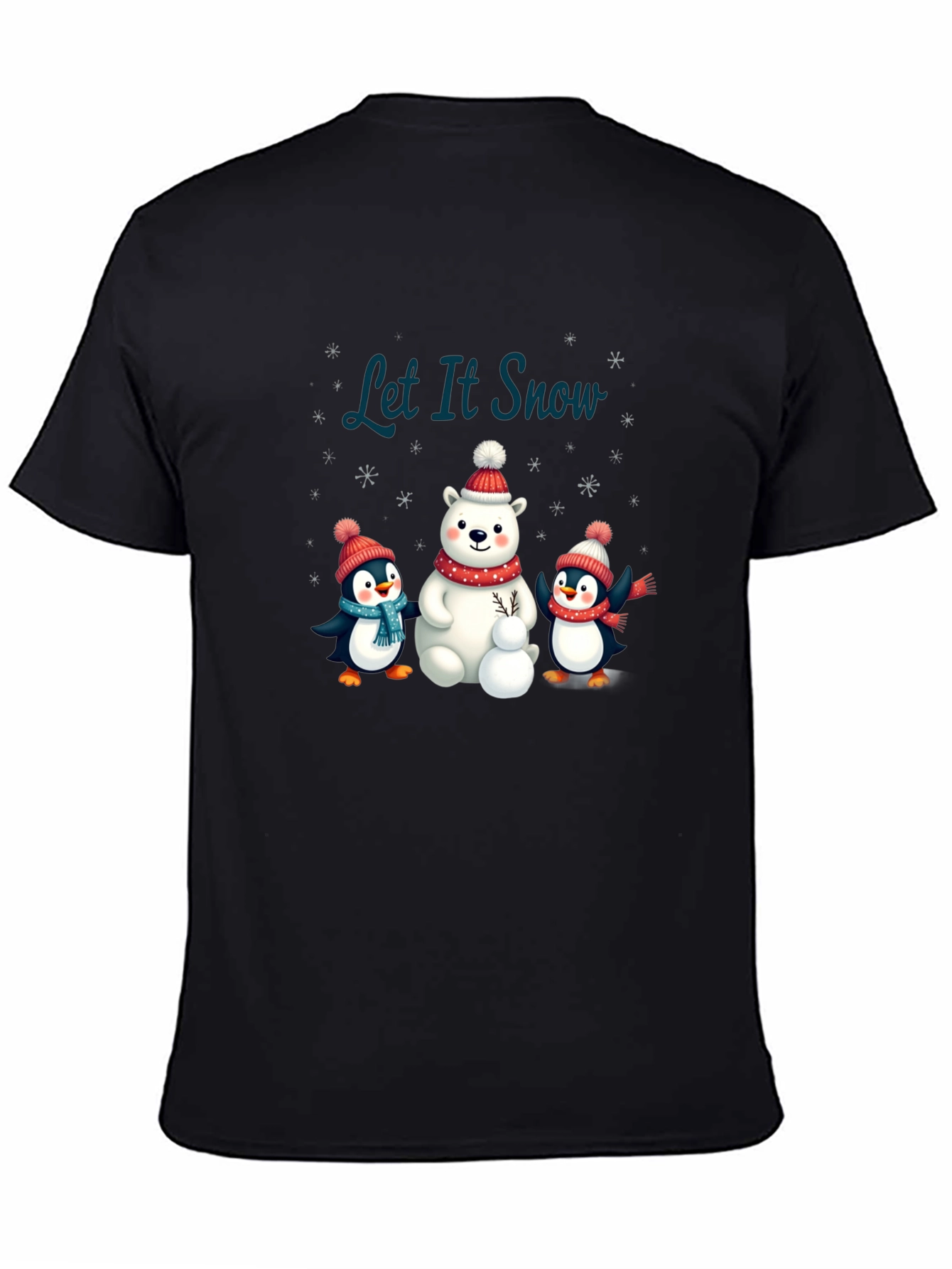 Festive Winter Graphic Tee - Let It Snow!