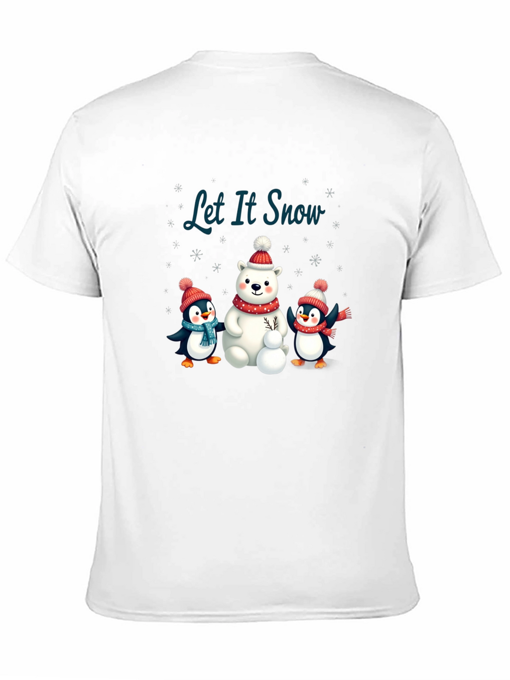 Festive Winter Graphic Tee - Let It Snow!