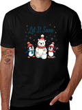 Festive Winter Graphic Tee - Let It Snow!