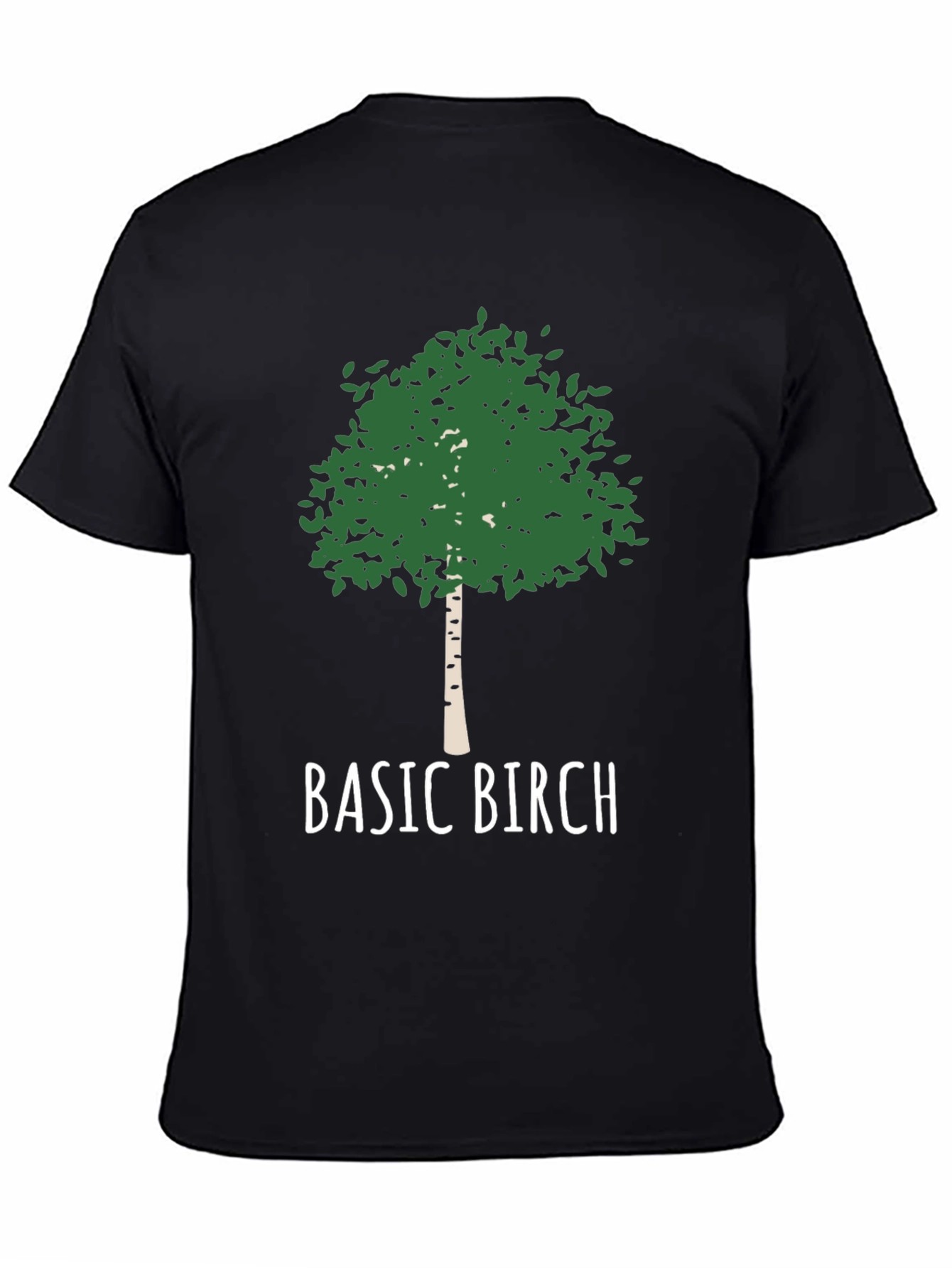 Basic Birch Tree T-Shirt - Nature Lover Tee
