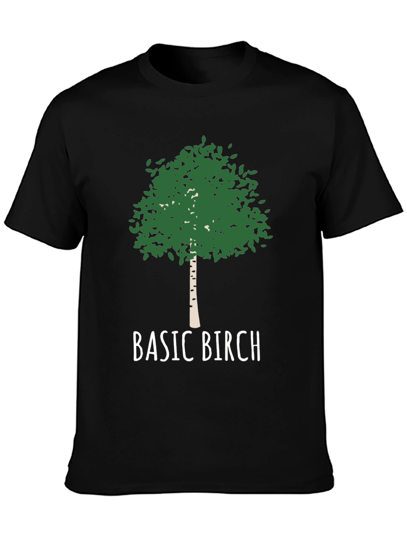 Basic Birch Tree T-Shirt - Nature Lover Tee