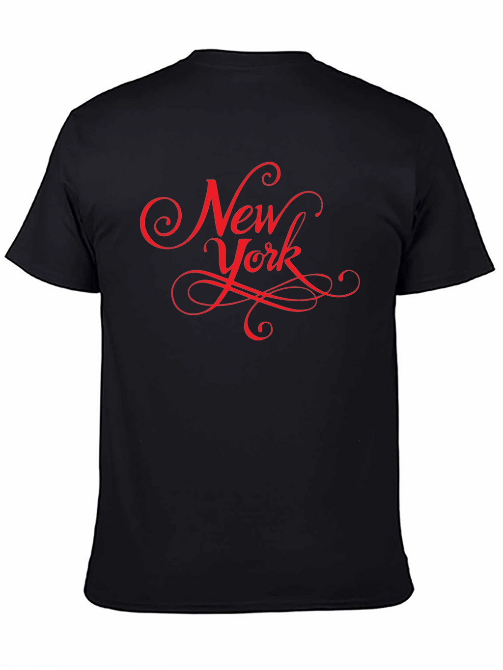 New York Graphic Tee - Stylish Script Design