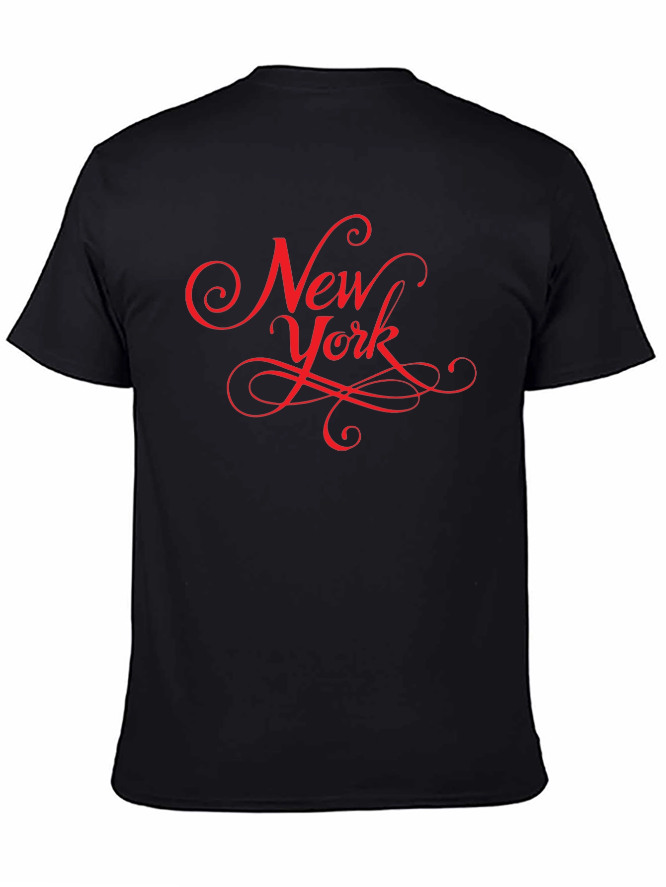 New York Graphic Tee - Stylish Script Design