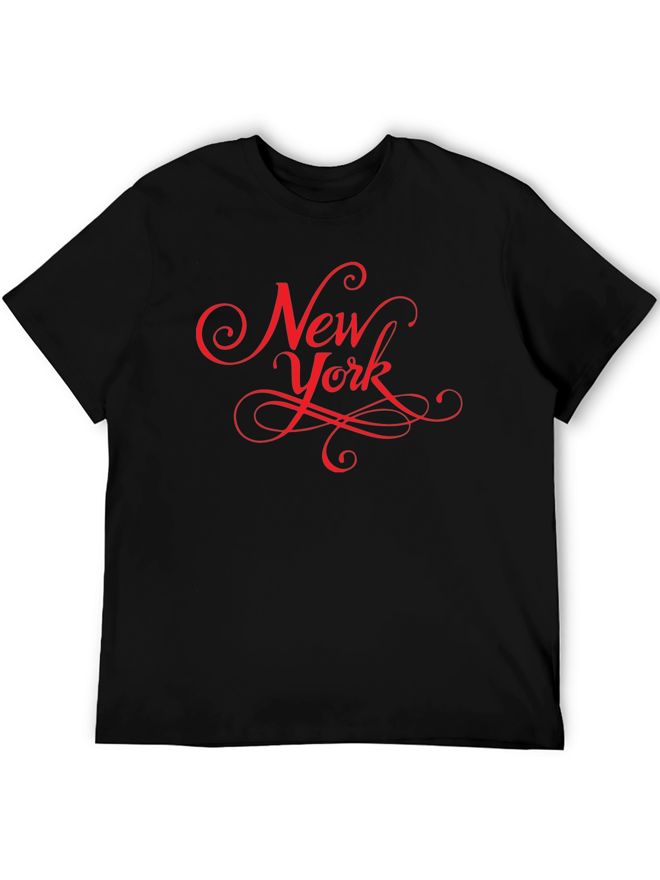 New York Graphic Tee - Stylish Script Design