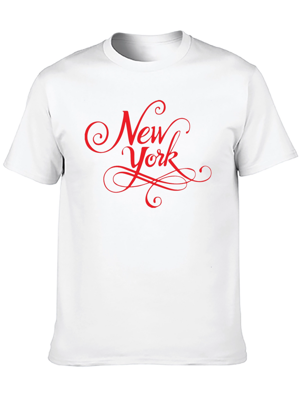 New York Graphic Tee - Stylish Script Design