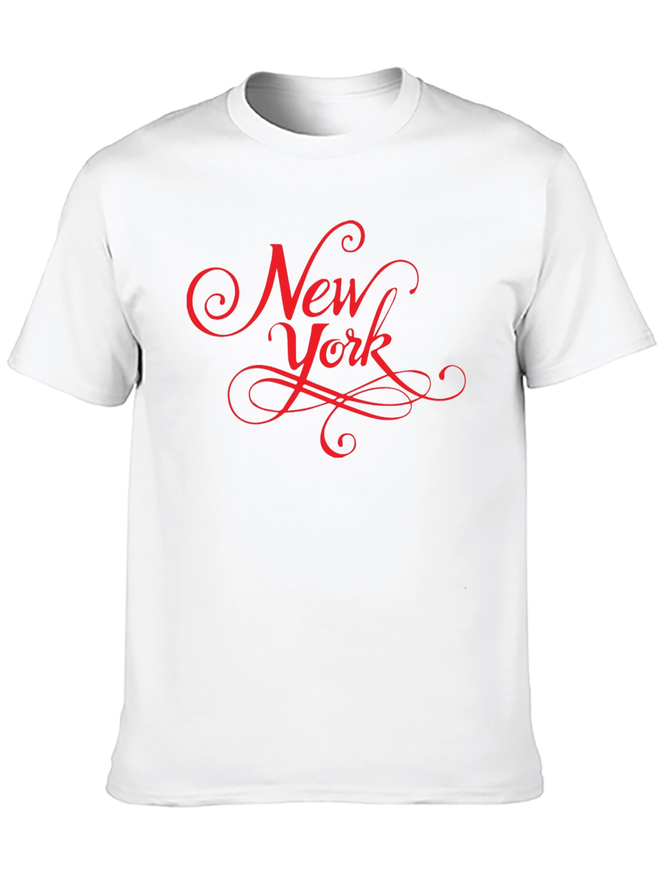 New York Graphic Tee - Stylish Script Design