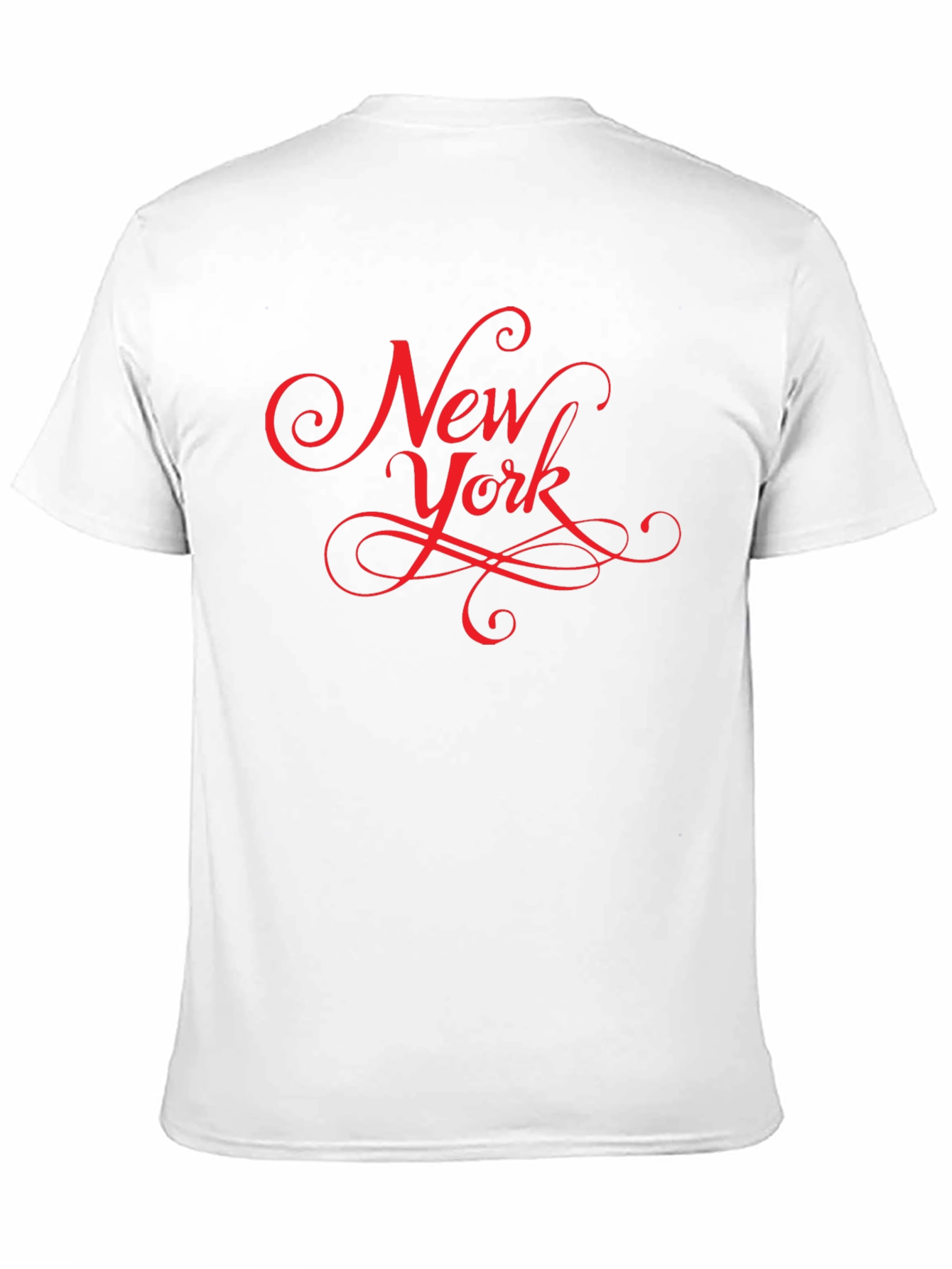 New York Graphic Tee - Stylish Script Design