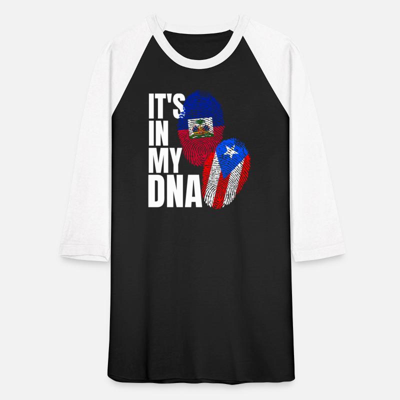 Haitian And Puerto Rican Dna Flag Heritage
