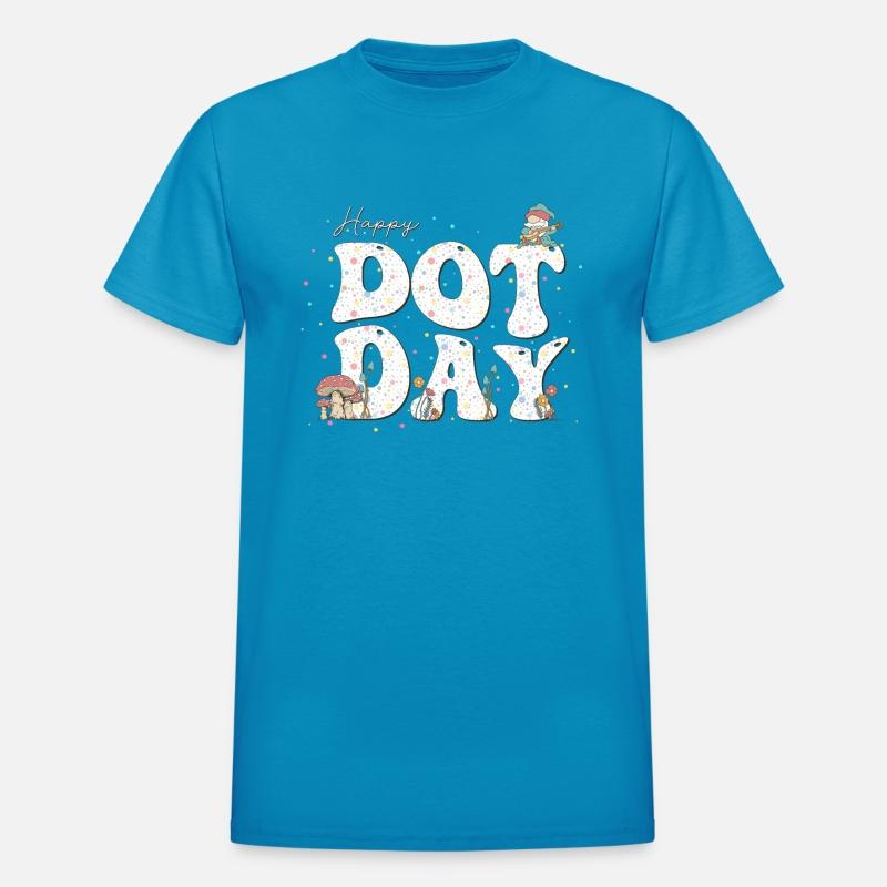 Happy Dot Day Hippie Flowers Gnome Groovy Teacher