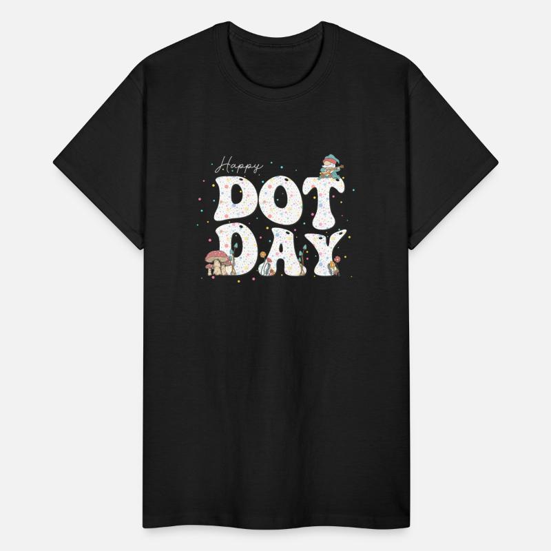 Happy Dot Day Hippie Flowers Gnome Groovy Teacher