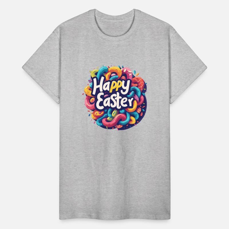 Happy Easter Colorful Egg Hunt Easter Basket for