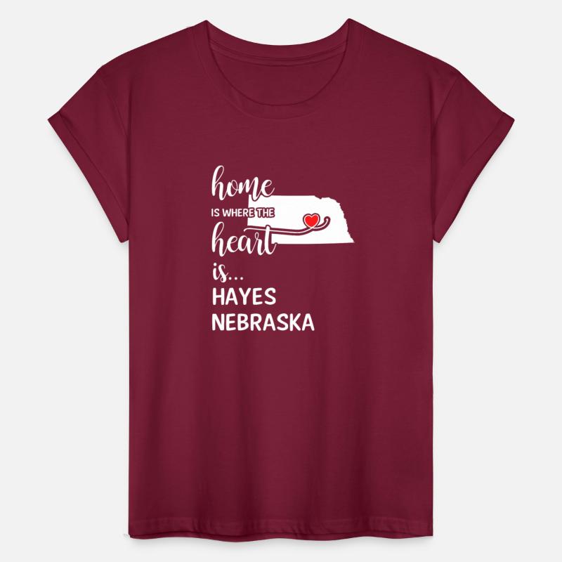 Hayes County Nebraska Is Where My Heart Is Gift