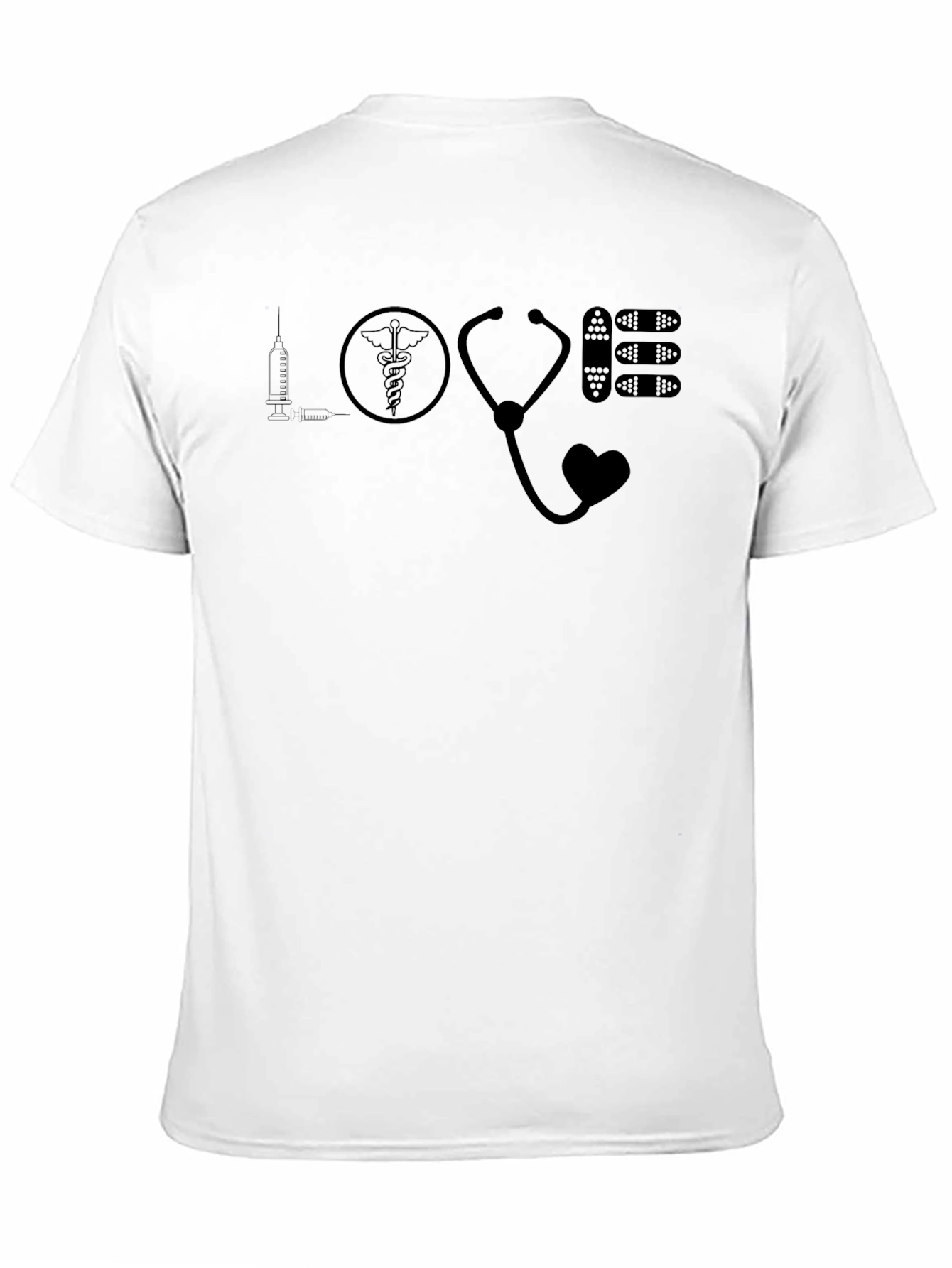 Love Healthcare Black Graphic Tee