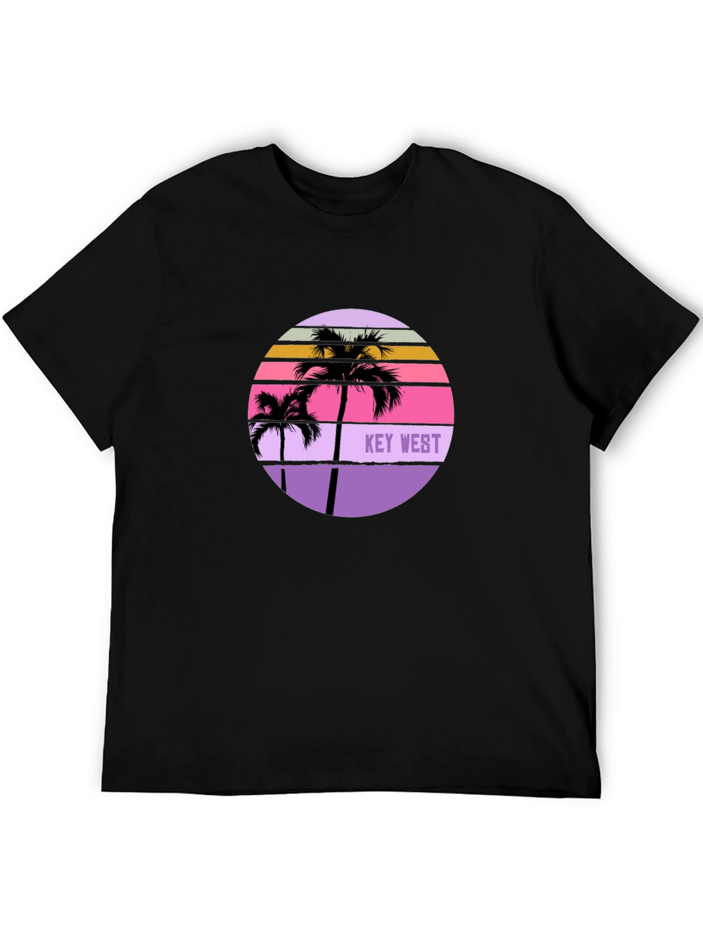 Key West Palm Tree Sunset T-Shirt