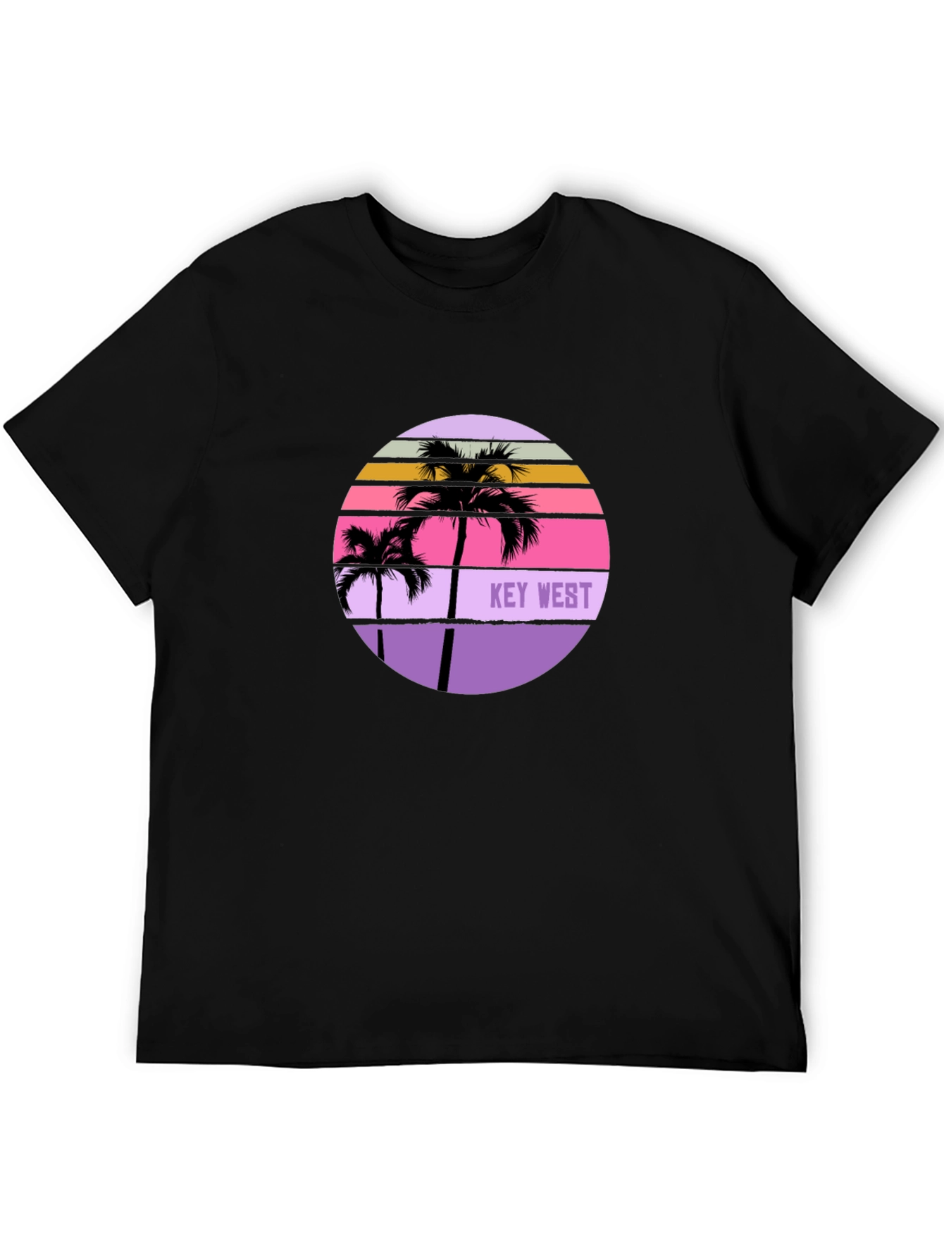 Key West Palm Tree Sunset T-Shirt