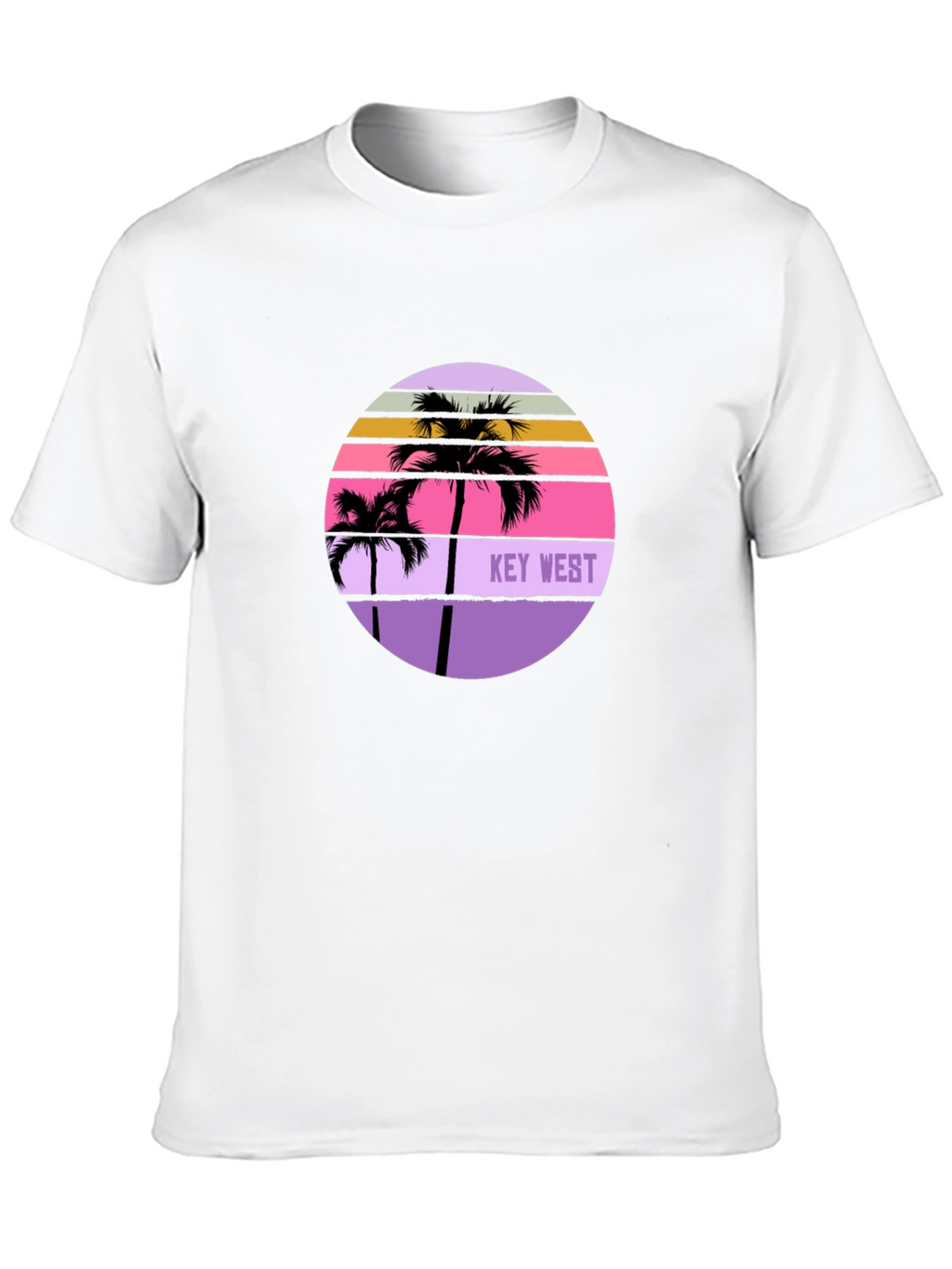 Key West Palm Tree Sunset T-Shirt