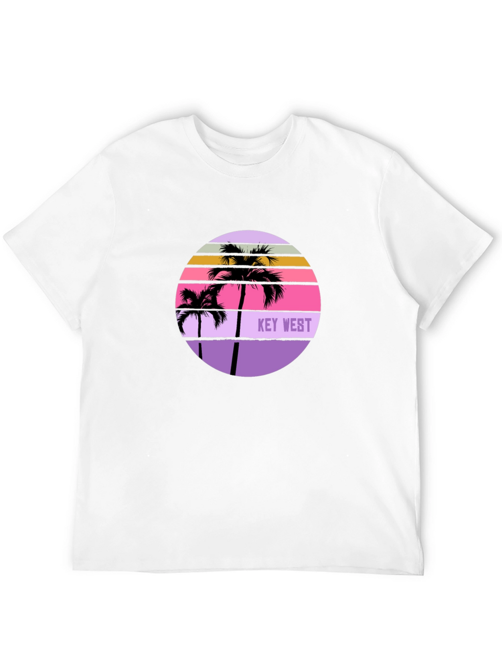 Key West Palm Tree Sunset T-Shirt