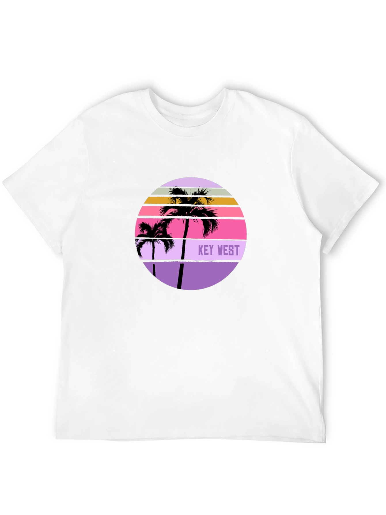 Key West Palm Tree Sunset T-Shirt