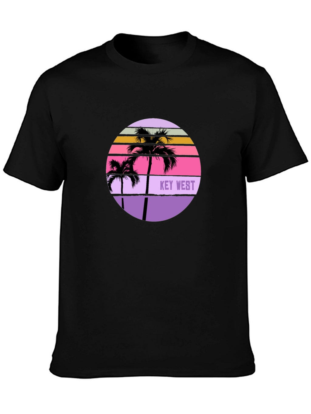 Key West Palm Tree Sunset T-Shirt