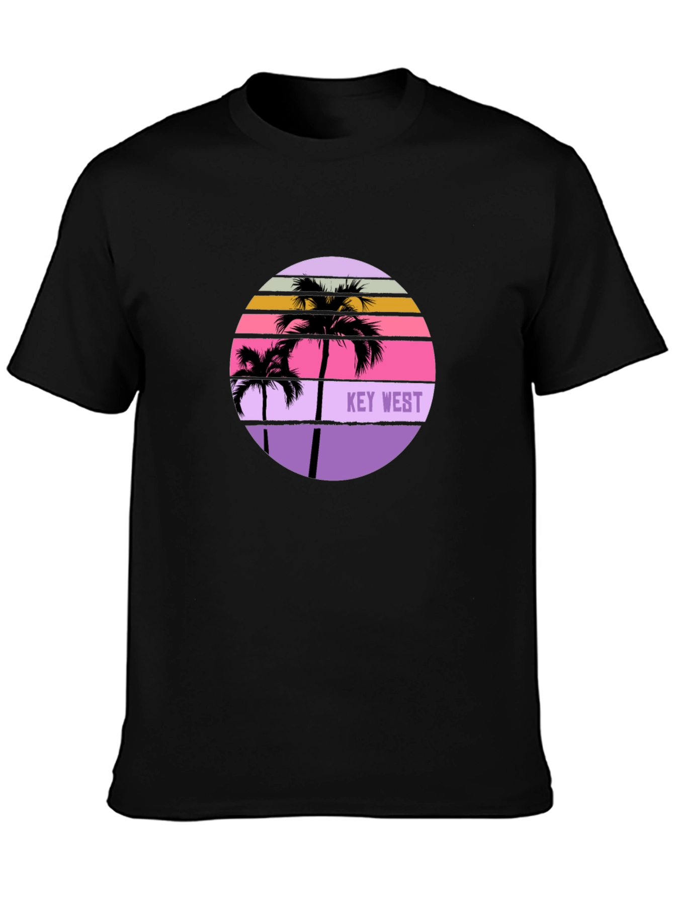 Key West Palm Tree Sunset T-Shirt