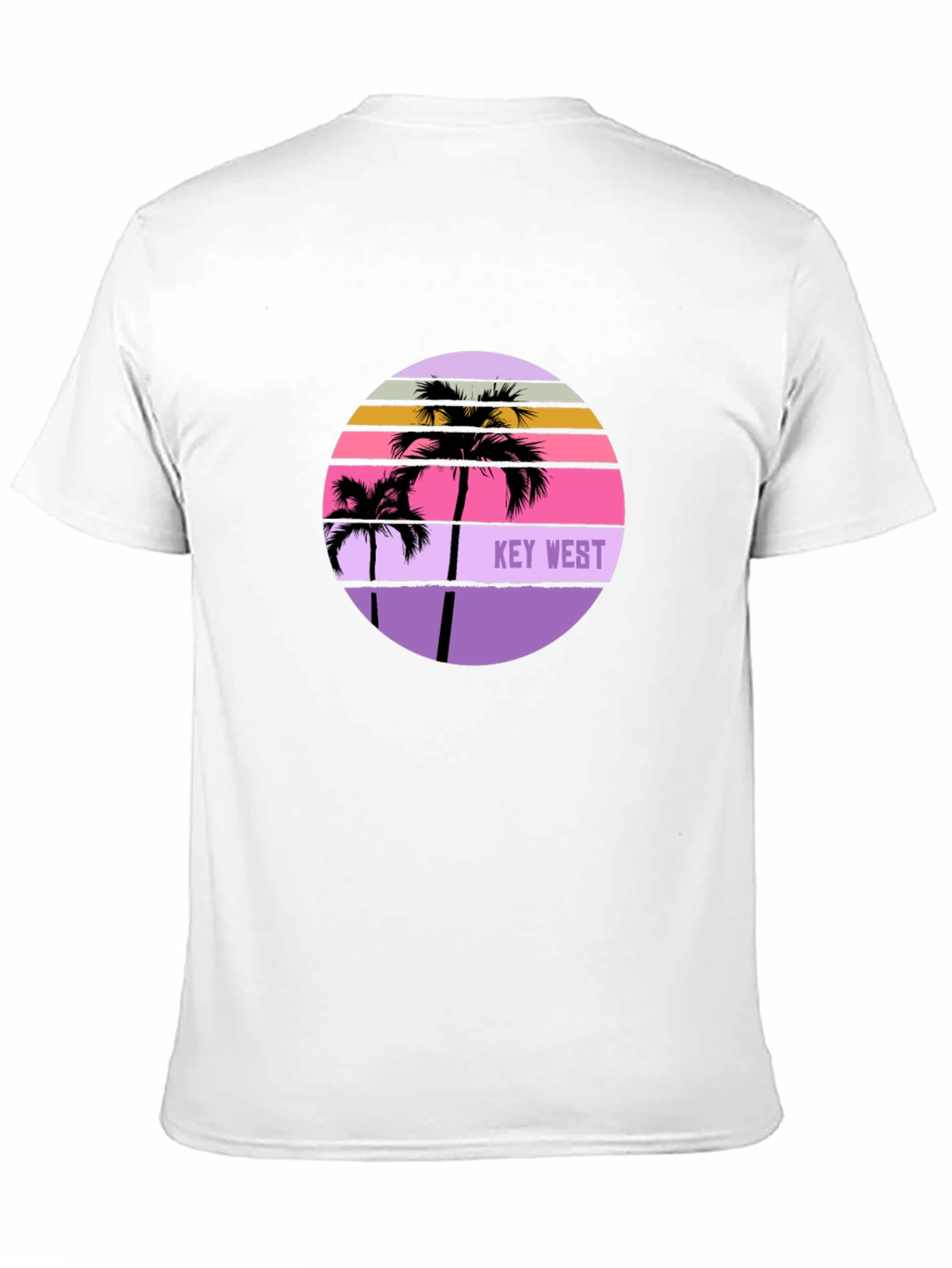 Key West Palm Tree Sunset T-Shirt
